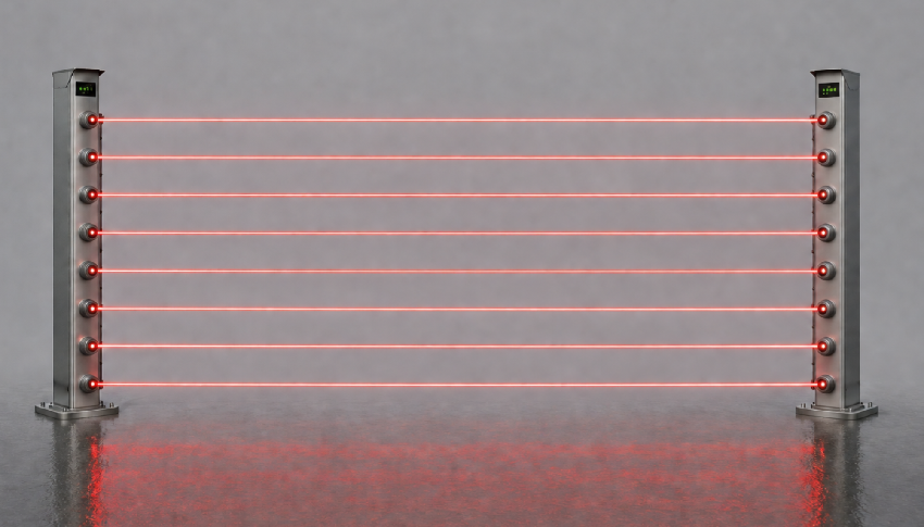 Laser hegn